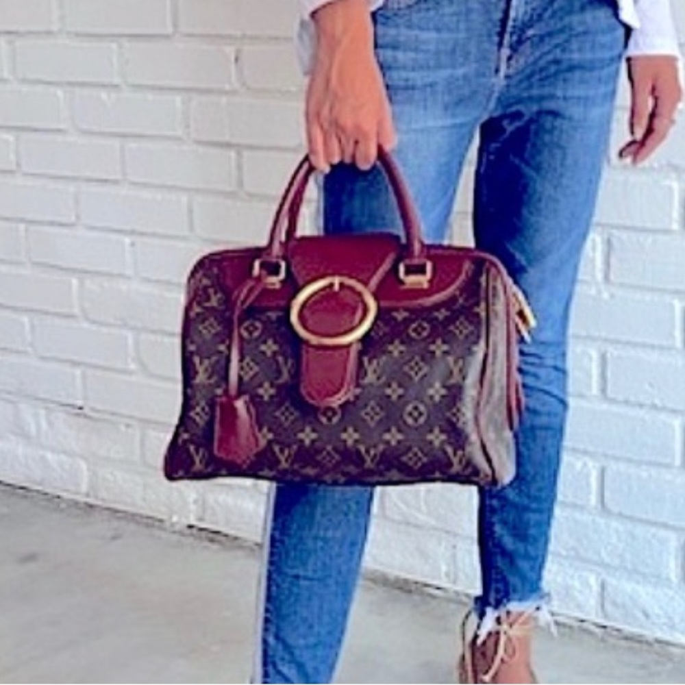 🦄 RARE Louis Vuitton Golden Arrow Speedy 30 Bordeaux Limited Edition 💘